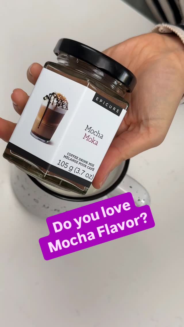 Start your day with a rich, creamy mocha in minutes! ☕ Epicure’s new Mocha Drink Mix makes it easy to enjoy a barista-worthy treat right at home. Just add milk, stir, and sip! Perfect for those cozy mornings or an afternoon pick-me-up. 🌅 Who’s ready to make every day a little sweeter?  #MochaMagic #MorningRitual #QuickAndEasy #SipAndSavor